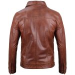 Brown Trucker Leather Jacket