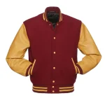 Cardinal and Gold Varsity Jacket