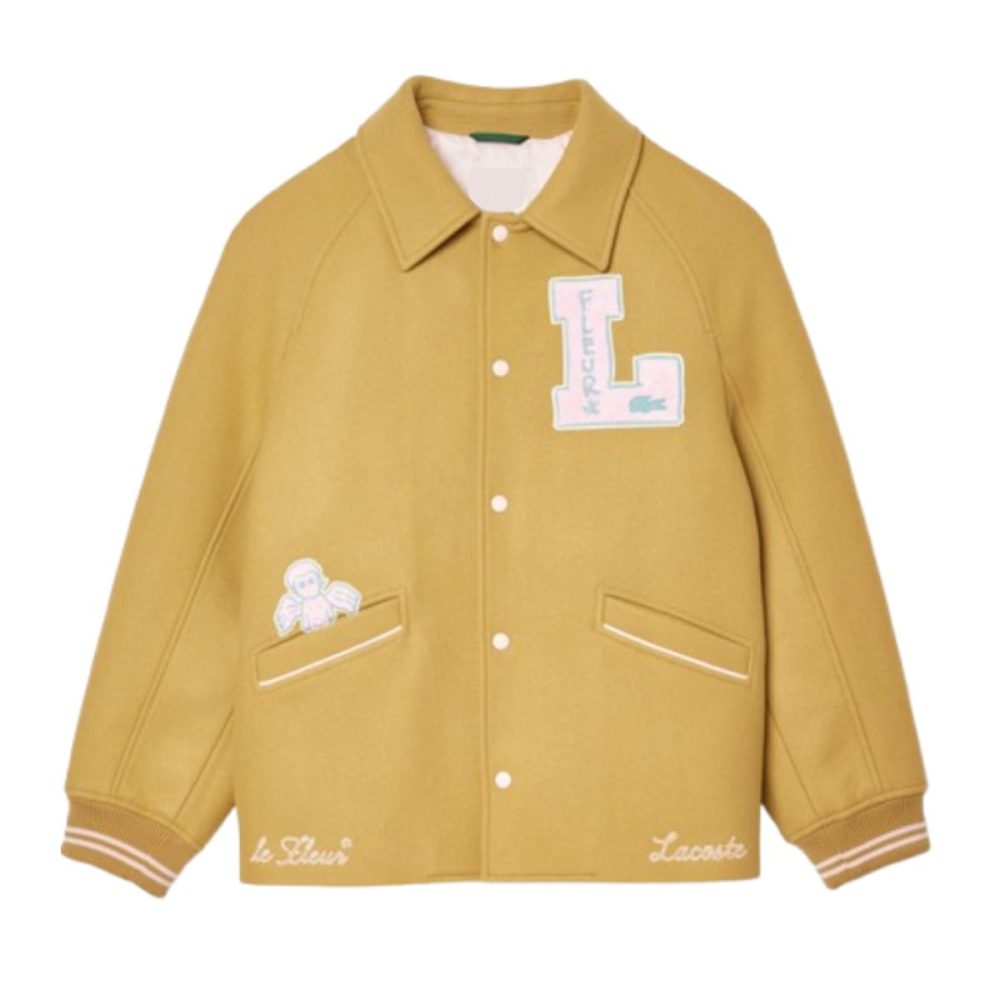 Le FLEUR Yellow Varsity Jacket