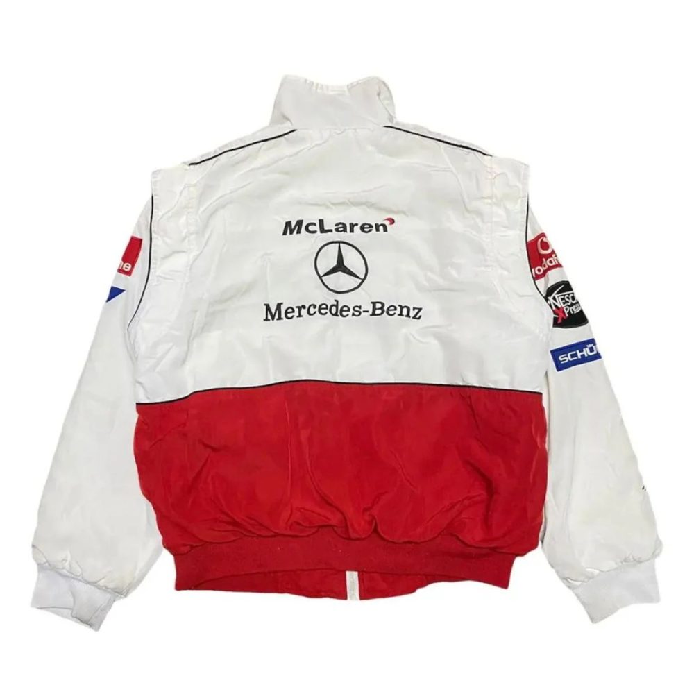 Mclaren x Mercedes-Benz White Racing Jacket