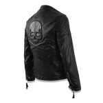 Mens Skull and Crossbones Leather Jacket