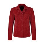 Red Suede Blazer