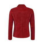 Red Suede Blazer