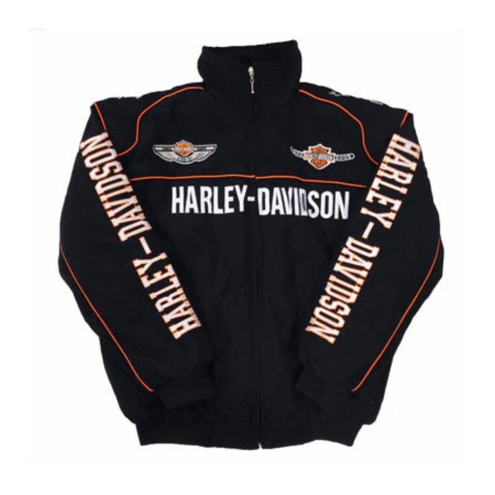 Vintage Black 100th Anniversary HD Racing Jacket