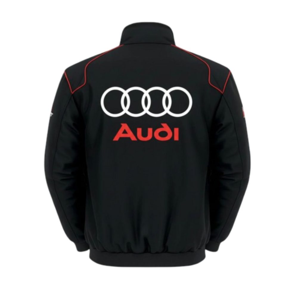 Vintage Black Audi Racing Jacket
