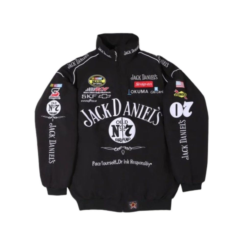 Vintage Black Jack Daniels Racing Jacket