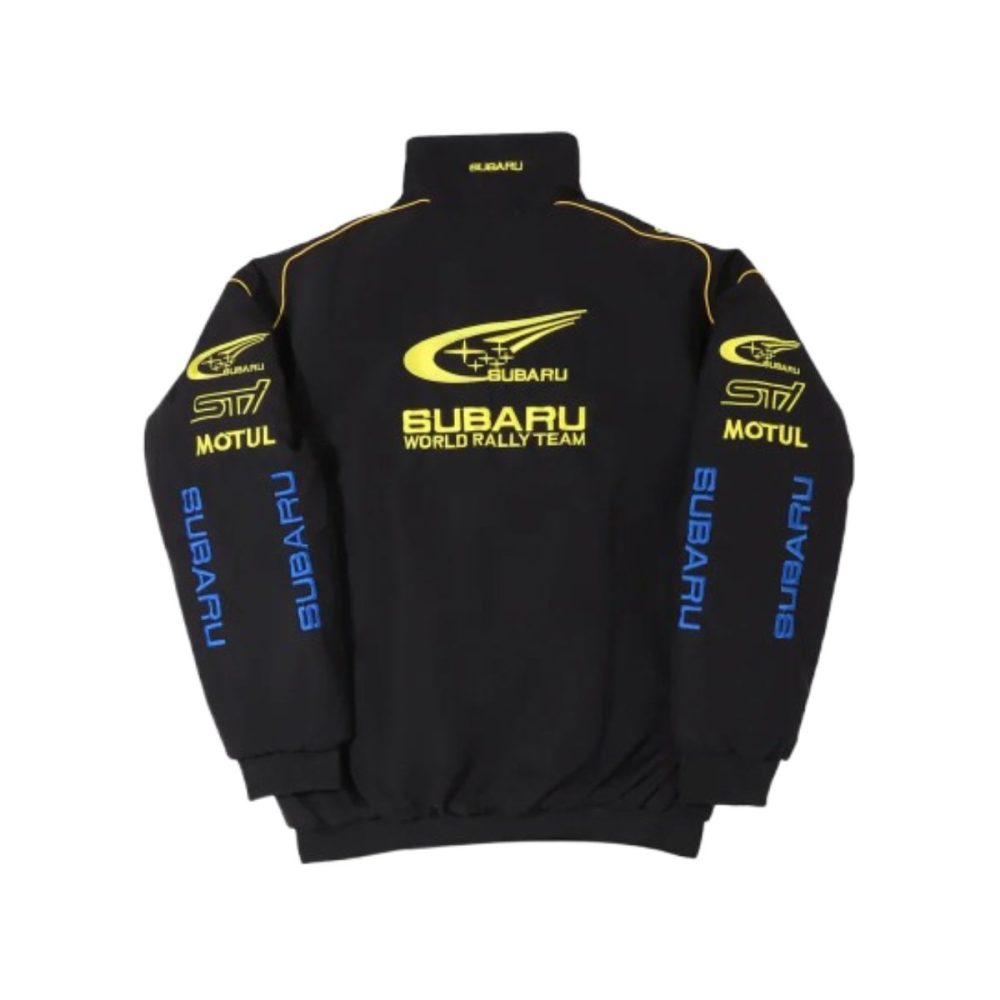 Vintage Black SUBARU F1 Racing Jacket
