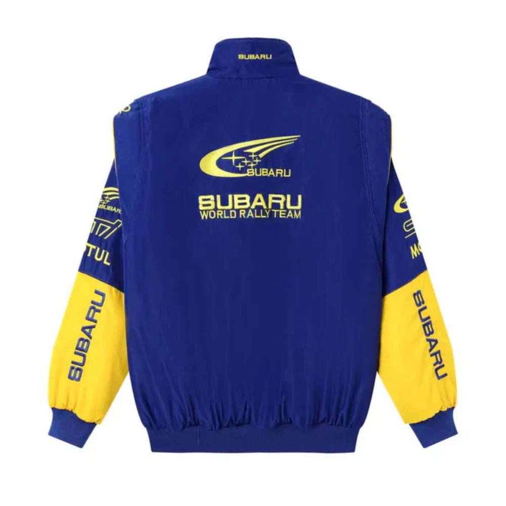 Vintage Blue SUBARU F1 Racing Jacket