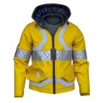 Yellow Cyberpunk Edgerunners Leather Jacket