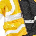 Yellow Cyberpunk Edgerunners Leather Jacket