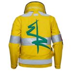 Yellow Cyberpunk Edgerunners Leather Jacket